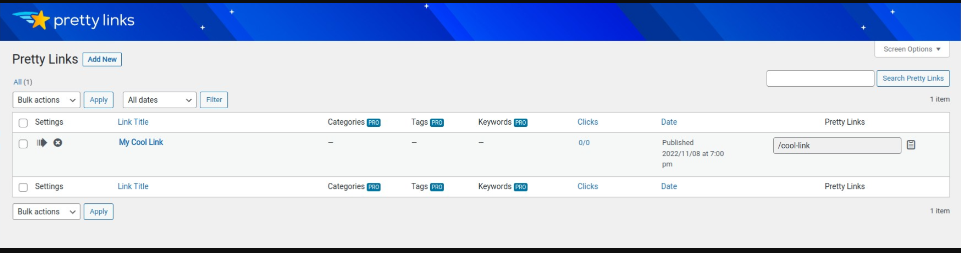 Pretty Links