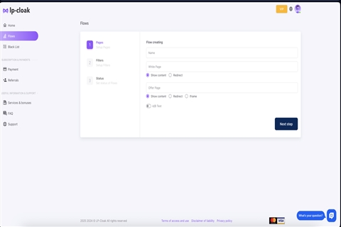What the user gets