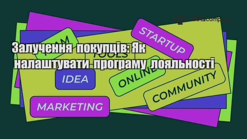 Залучення покупців Як налаштувати програму лояльності