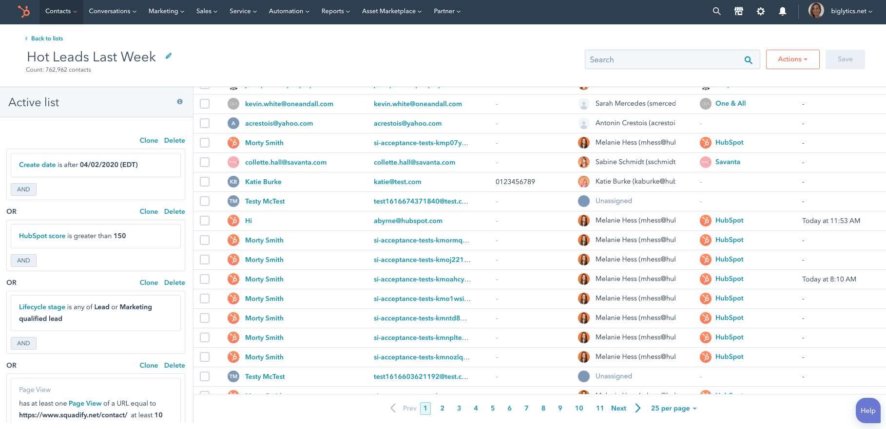 HubSpot CRM eqcyk