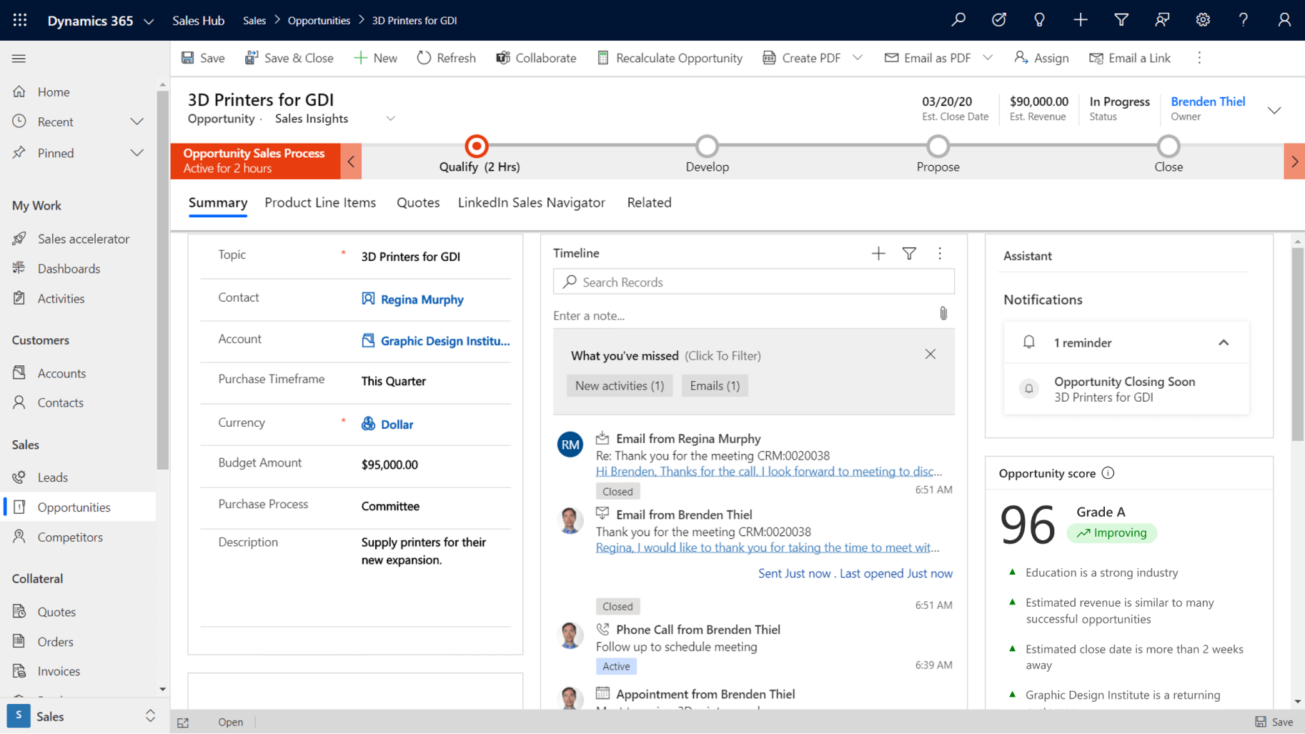 Microsoft Dynamics 365 Sales yzroa